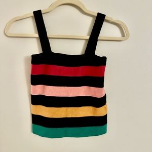 Forever 21 Colorful Striped Tank Top